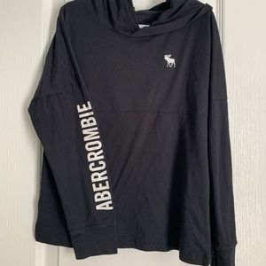Abercrombie Black Long Sleeve Size 7/8
